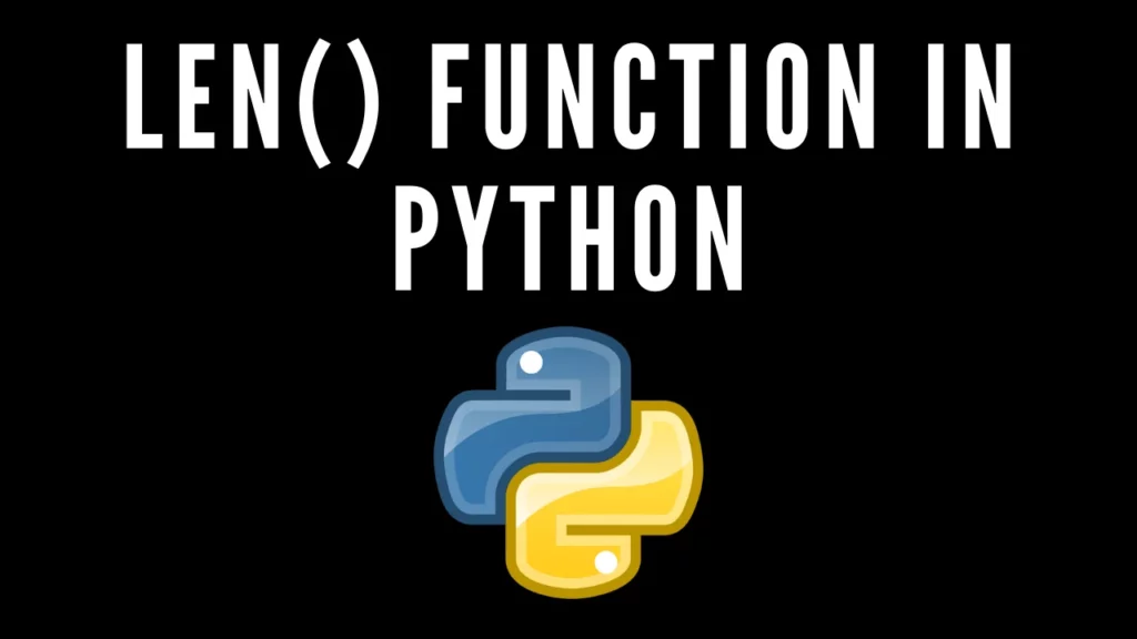 len() function in python