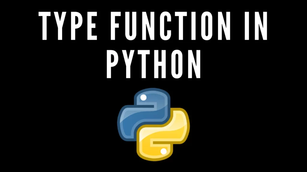 type function in python