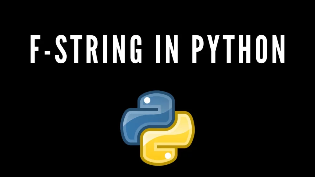 F-string in python