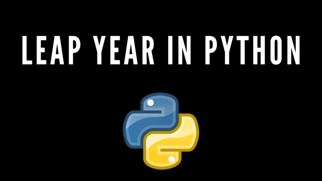 leap year in python