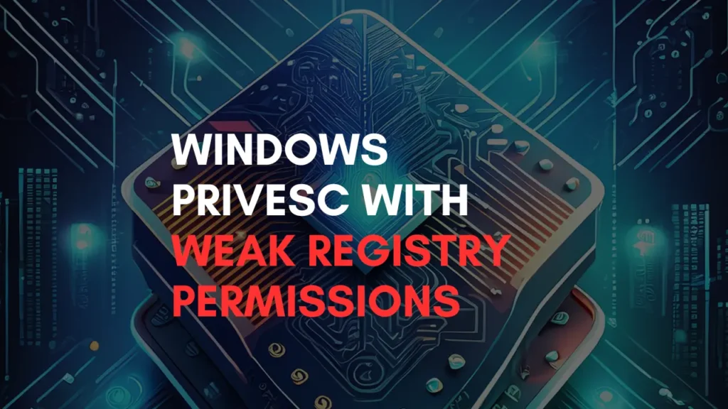 Weak registry permissions